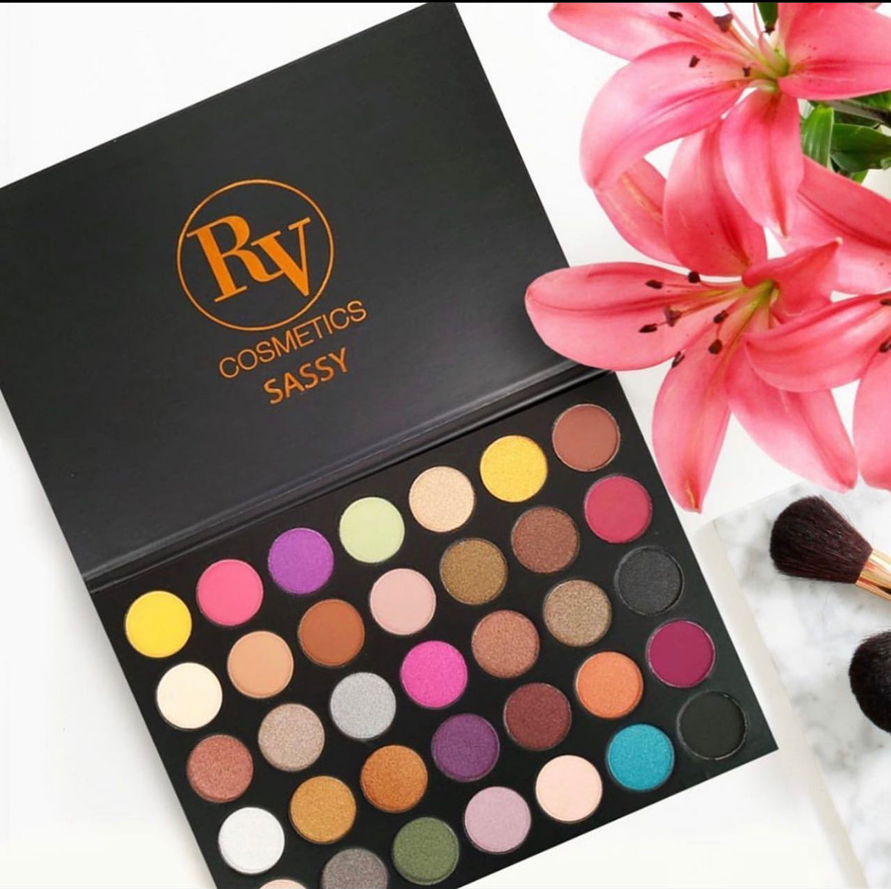 Trio of 35-Shade Eyeshadow Palettes